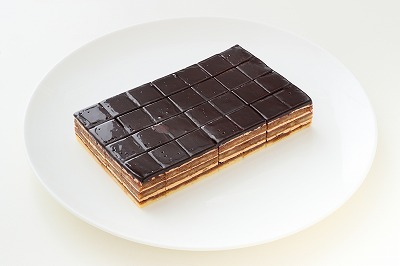 シートケーキ チョコ(ジュレタイプ) 計5台 (5台×1種類)  17.5cm×10cm×3cm 1