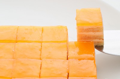 シートケーキ オレンジ(ジュレタイプ) 計5台 (5台×1種類)  17.5cm×10cm×3cm 3