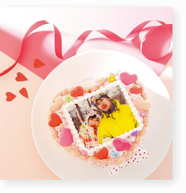 写真ケーキ