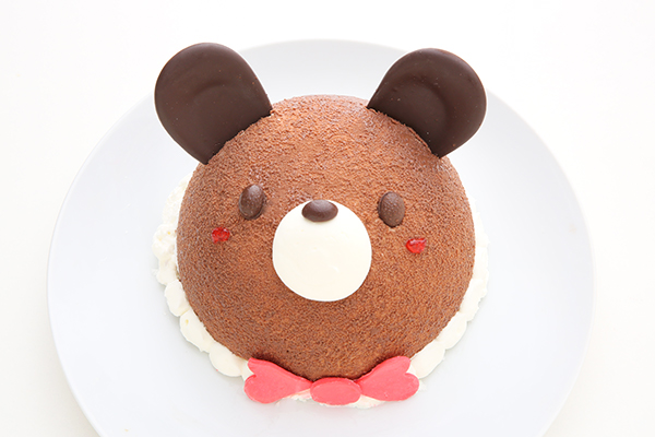 くまさん立体ケーキ 4号 12cm