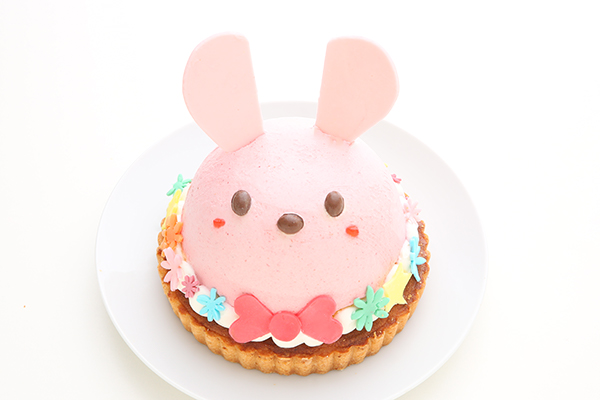 うさぎさん立体ケーキ 5号 15cm